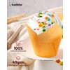 Katbite 200pcs Tulip Cupcake Cases, Standard Muffin Liners, Disposable Baking