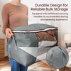 Reli. 90L Large Clothes Storage Bags (6 Pack) Closet Organizers
