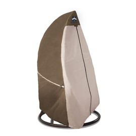 HAMLER Patio Egg Chair Cover, Heavy Duty Outdoor Hanging Egg Chair Cover for Outdoor Furniture, Wicker Swing Chair Covers with Zipper, Outdoor Chair Covers Waterproof Fits up to 75L x 45W Inches