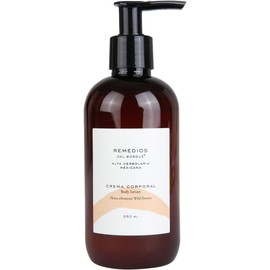 Remedios del Bosque Crema Corporal de Flores Silvestres 250 ML, Hidrata a Profundidad y Humecta, con Extractos de Frutas y Aceites Escenciales Aromaterapéutoicos.