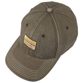 Stetson Lenloy Cotton Cap Men Brown-Grey One Size