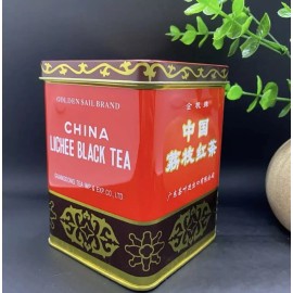 Golden Sail Brand China Lichee Flavored Black Tea Lychee Black Tea 223g B123