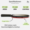 heinsa Black Edition Carbon Table Tennis Bat Professional - ITTF