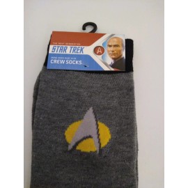CBS Studios New 2020 Star Trek The Next Generation Men's Crew Socks