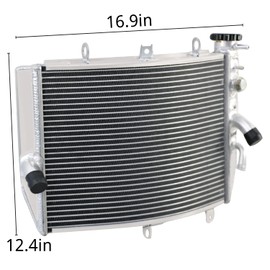 EGINCOOLER Aluminum Racing Radiator for 2004 2005 Suzuki GSXR600 GSXR750 GSXR 600 750 04 05 AA5052 Aluminum Motorcycle Radiators