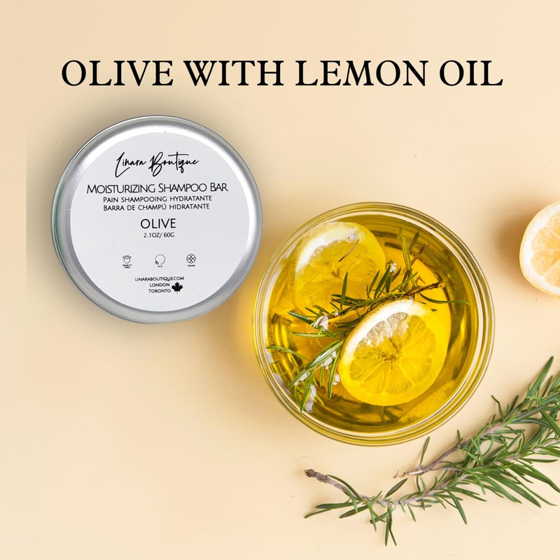 Shampoo Bar Moisturizing and Deep Cleaning (Olive)