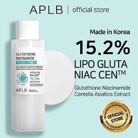 APLB Tónico Facial Glutatión Niacinamida | Lipo Gluta Niac Cen 15.2% 5.41 Fl.Oz/Korean Skincare, Repone La Humedad, Revitaliza para Suave y Mejora La 