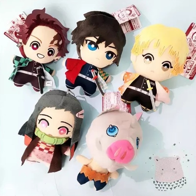 17pcs Anime Plush Doll for Kids Cartoon Cute High Resilience