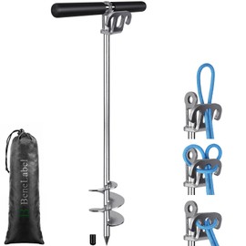 BeneLabel 36" Sand Anchor for Boat Screw in Boat Anchor for Shallow Water, Boat Beach Anchors for Sandbar, TET Ski, Kayak, Pontoon Boat