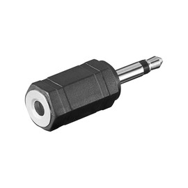 Wentronic 11117-GB 3.5mm Mono Plug to 3.5mm Stereo Jack Audio Adaptor