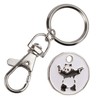 HENBRANDT Banksy Panda with guns urban art Trolley locker Token