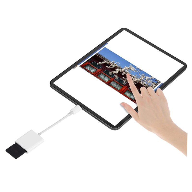 KOMBIUDA USB C Card Reader Adapter Portable Memory Writer for