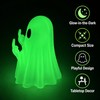 Halloween Ghost Statue Decor for Home – Glowing Spooky Resin