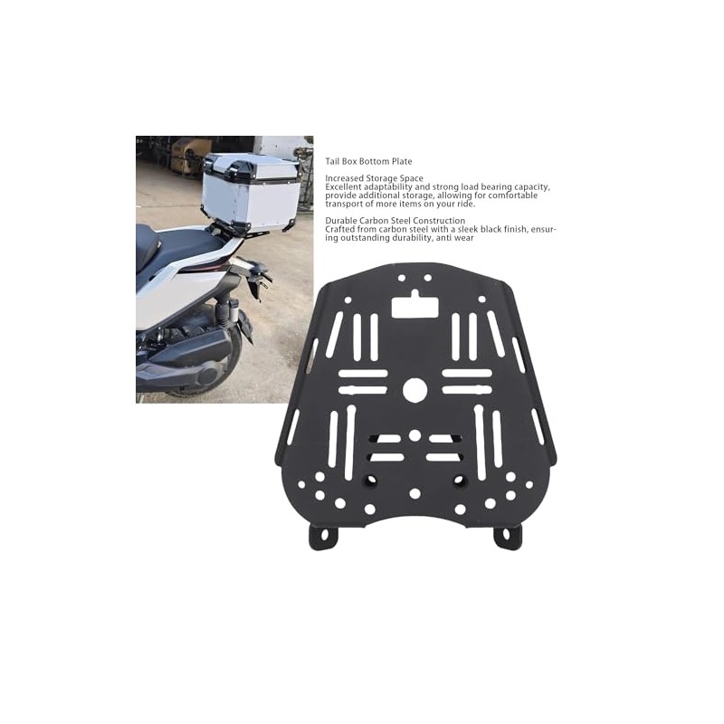 CCYLEZ Motorcycle Tail Box Under Base Plate, Luggage Pole Base
