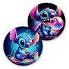 Rawan Car Cup Holder Coaster, 2PCS Cute Stitch Car Coasters