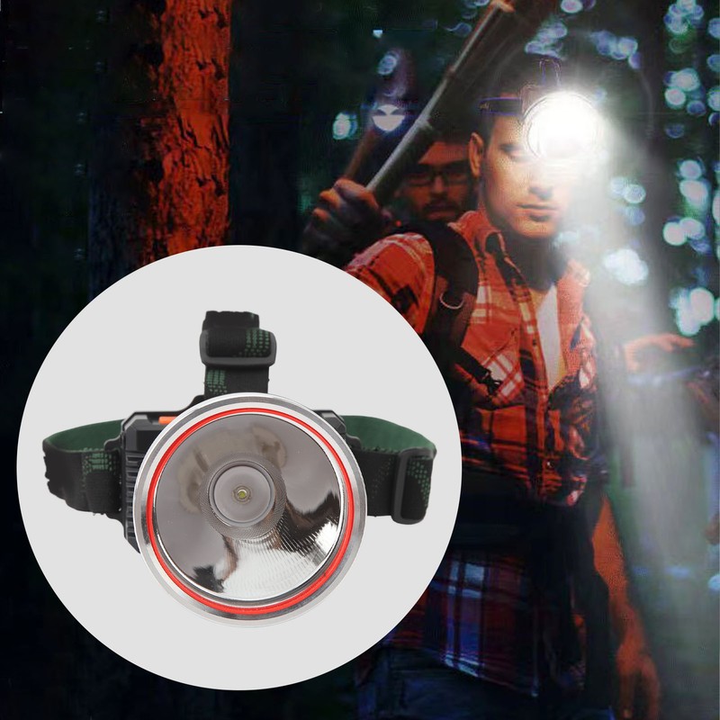 LED Induction Headlamp 3 Gears Lighting Wearable Flashlight Dimmable Head