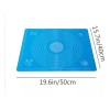 CL Tapete Silicon Fondant Amasar Reposteria Graduado Horneado