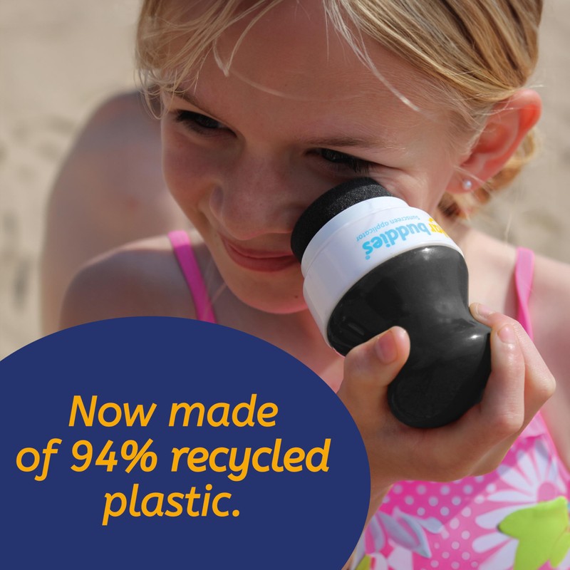 Solar Buddies Sunscreen Applicator - Single Black - Refillable Roll