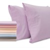 Superity Linen Pillow Cases Standard Size - Open Enclosure -