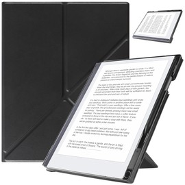 HoYiXi Remarkable 2 Case for 10.3" (2020 Released), with Folding Stand and Pen Pocket, fit Remarkable 2 10.3 Inch Digital Paper Tablet Cover Case, Black