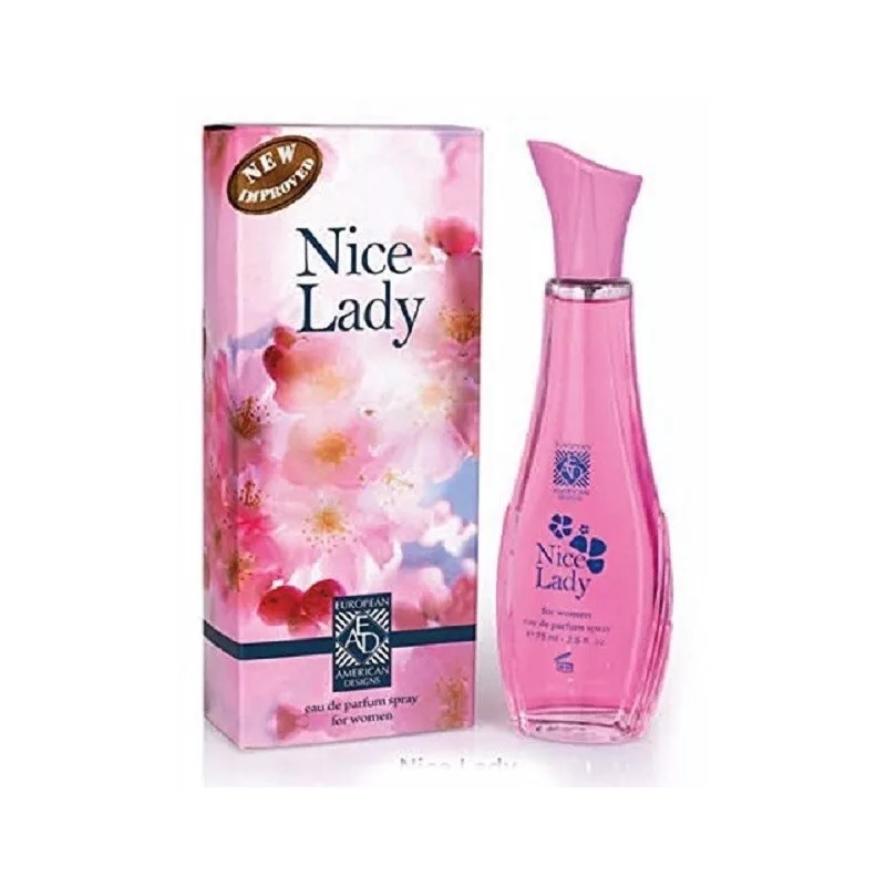 NICE LADY women's designer EDT 2.5 oz perfume spray by