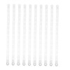 MAGICLULU 10-pack White Plastic Connectors Sturdy Coat Hanger Strips for