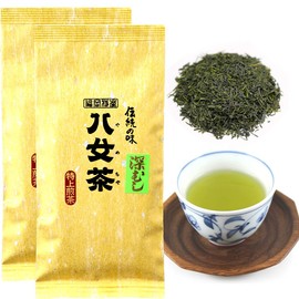 Fukamushi Tea Yame Tea Leaves Advanced Mild Deep Mushi Special Sencha, 3.5 oz (100 g) x 2 Bag Set, Iwasakien Seisha Kyushu, Fukuoka, 100% Yame Tea, 100% Yame Tea, 88 Nights, Premium Deep Brew