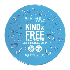Rimmel 림멜 런던 킨드 앤 프리 클리어 브로우 왁스 바르기 쉽고 오래 보관 가능하며 벗겨짐 없음 잔여물 팅 Rimmel London Kind and Free Clear Brow Wax Easy to Apply and Long Lasting Without Flaking or Residue