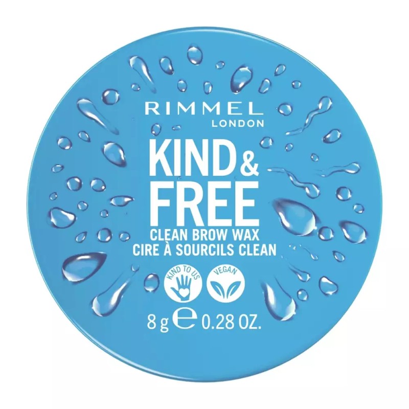 Rimmel 림멜 런던 킨드 앤 프리 클리어 브로우 왁스 바르기