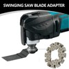 Pack of 5 Adapters for Oscillating Saw Blades, Circular Saw