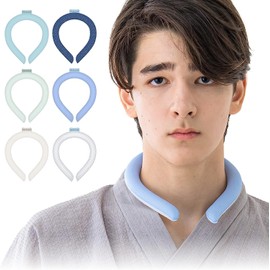 Neck Cooler, Cooling Ring, Cool Ring, Ice Neck Ring, Kids, Adult, Refreshing Your Neck, Cooling Ring, Cool Neck, Heatstroke Prevention, Heat Prevention, Cold Cooling, PCM Material (L, Buyer Check)