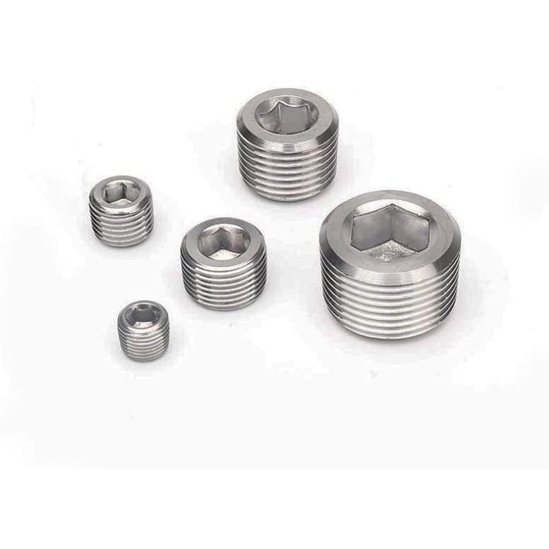 Metalwork 5 Sizes 304 Stainless Steel Pipe Fitting, Hex Countersunk
