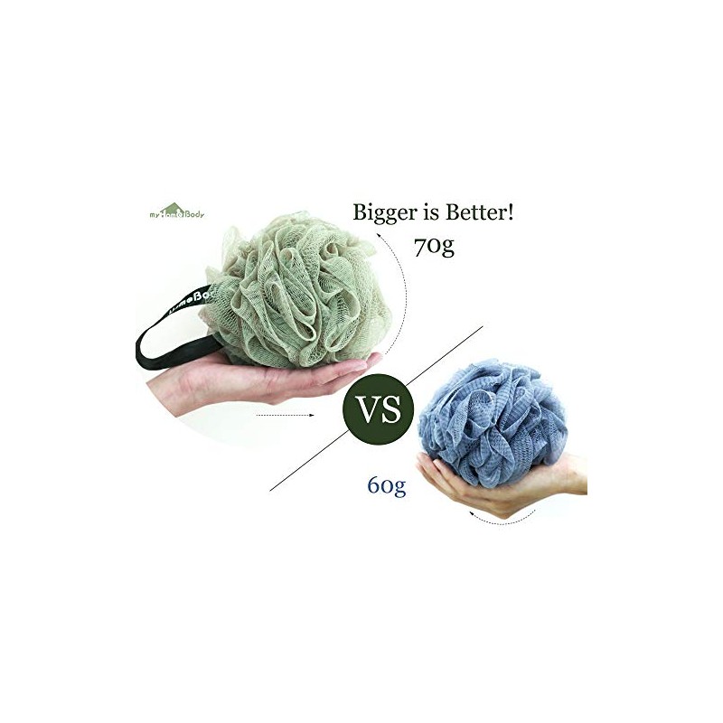 Large Vegetable Sponge 70g Body Shampoo, Bath Sponge | Shower