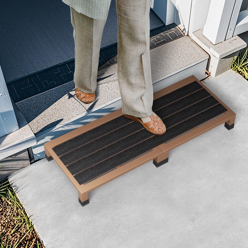 One Step Stool Platform 3.8" Height for Adults, Kids. Heavy