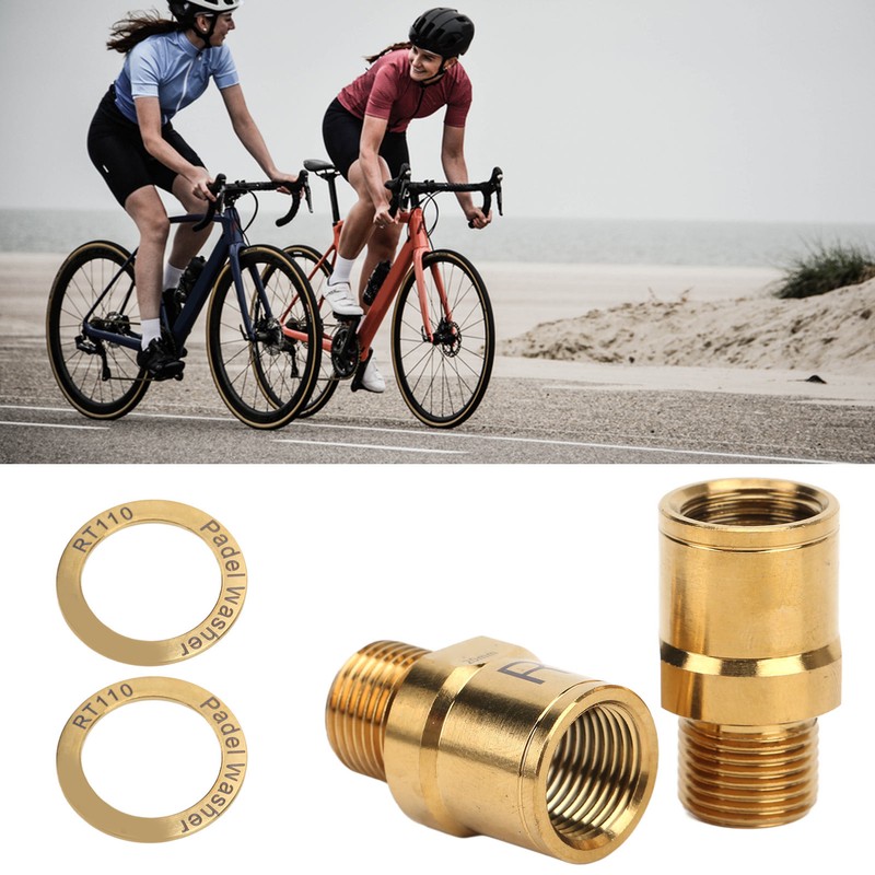 RISK Bike Pedal Extender Titanium Alloy Bicycle Pedal Extended Spindle