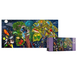 Antelope - Rompecabezas de 1000 piezas para adultos, rompecabezas de sueños nocturnos de verano de 1000 piezas de Enzhao Liu, 16.5 x 33.1 pulgadas, acabado mate, rompecabezas sin polvo