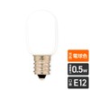 エルパ (ELPA) LEDナツメ形 LED電球 照明 E12 100V 0.5W 電球色 屋内用