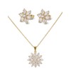 LuckyLy Set de Joyería para Mujer de Oro 14k con