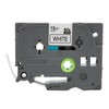 5 Pcs Label Maker Tape Black On White 12mm Width