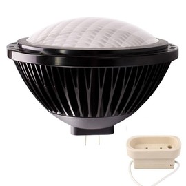 KAPATA 80W LED PAR64 Light Bulb 3000K Soft White Dimmable 24 Degree Beam Angle 800-1000W PAR 64 Incandescent Replacement Base GX16D