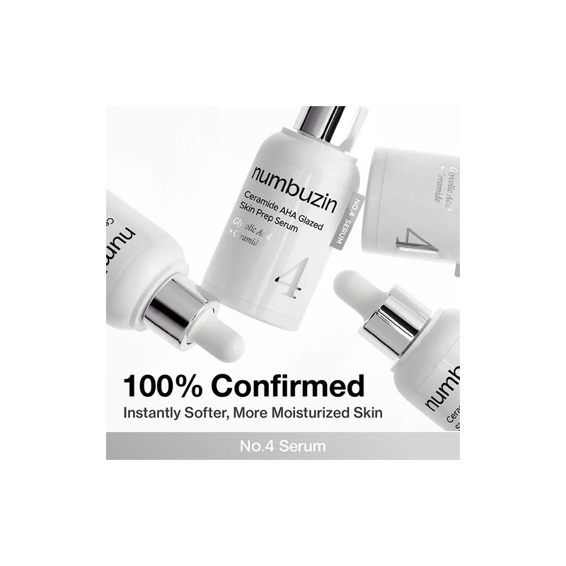 Numbuzin [Numbuzin]No.4 Ceramide AHA Glazed Skin Prep Serum 30ml