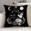MAIGO Gothic Witchy Cushion Cover - Witch Gifts, Grunge Room