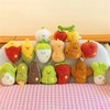 champracer Fruit Vegetable Plush Toys, Cute Fruit Vegetable Cuddly Toy,