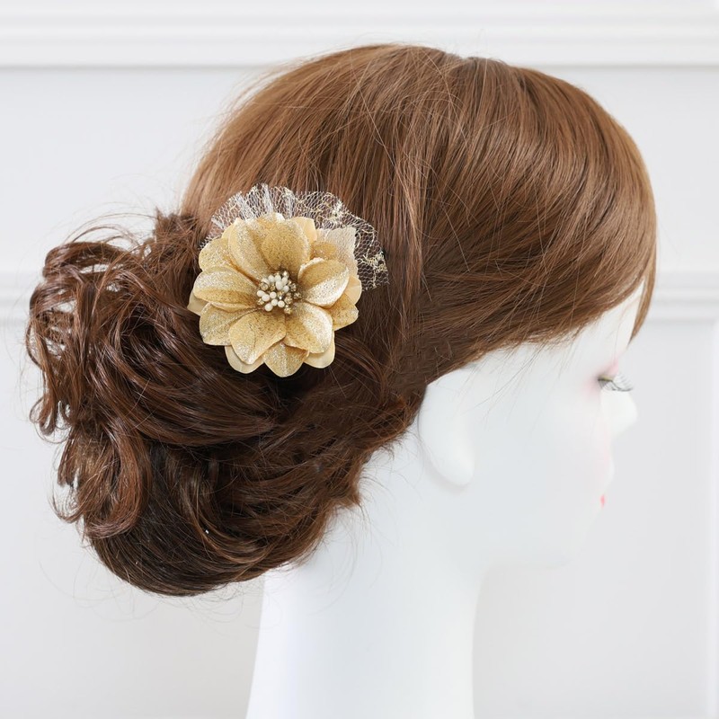 [京都きもの友禅]髪飾り 結婚式 成人式 卒業式 水引 和装 振袖 袴 浴衣 七五三