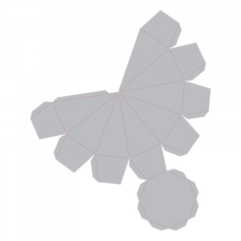 Sizzix Thinlits Plus Die-Diamond Box by Debi Potter, Steel Multicolour,