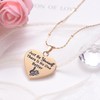 Melix Home Taylor Quotes Necklace Heart Pendant Necklaces Gift for