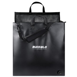 Buffalo Gear Fish Tournament Weigh in Bag with Removable Mesh Insert,24x25in Heavy Duty Weigh in Bag for Bass Fishing with Waterproof Zipper,Drain Valve,Adjustable Shoulder Strap