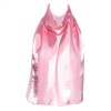 Hat To Socks Plain Elegant Chiffon Satin Scarf (Pink)