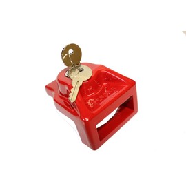 Jendyk GHAL-KA Red Aluminum Glad Hand Lock (Keyed Alike), 1 Pack