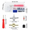 Schrader Valve Core Service Kit for Tire Maintenance – 33-Piece